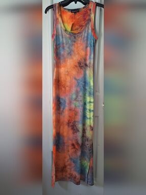 Absolutely Love It Tie-Dye Maxi Dress Size M